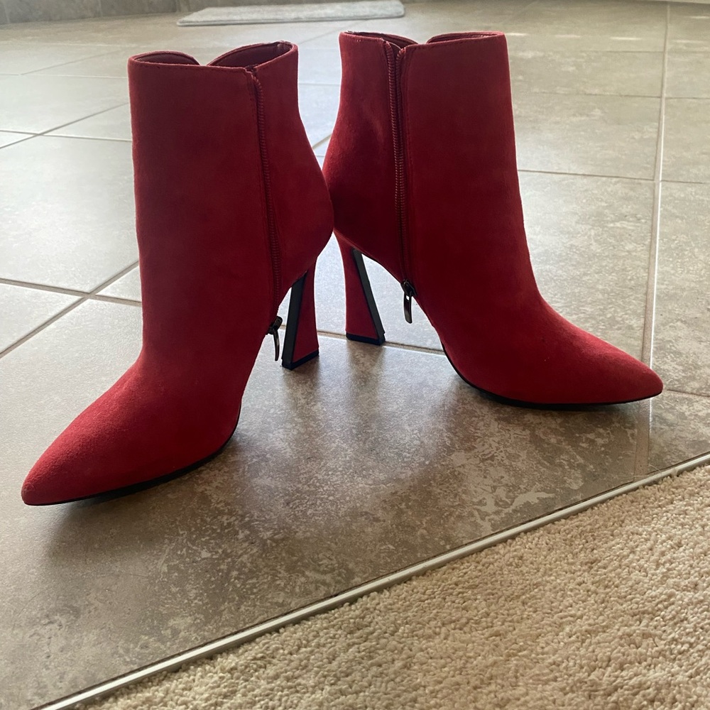 Nine West Red Heeled Boots